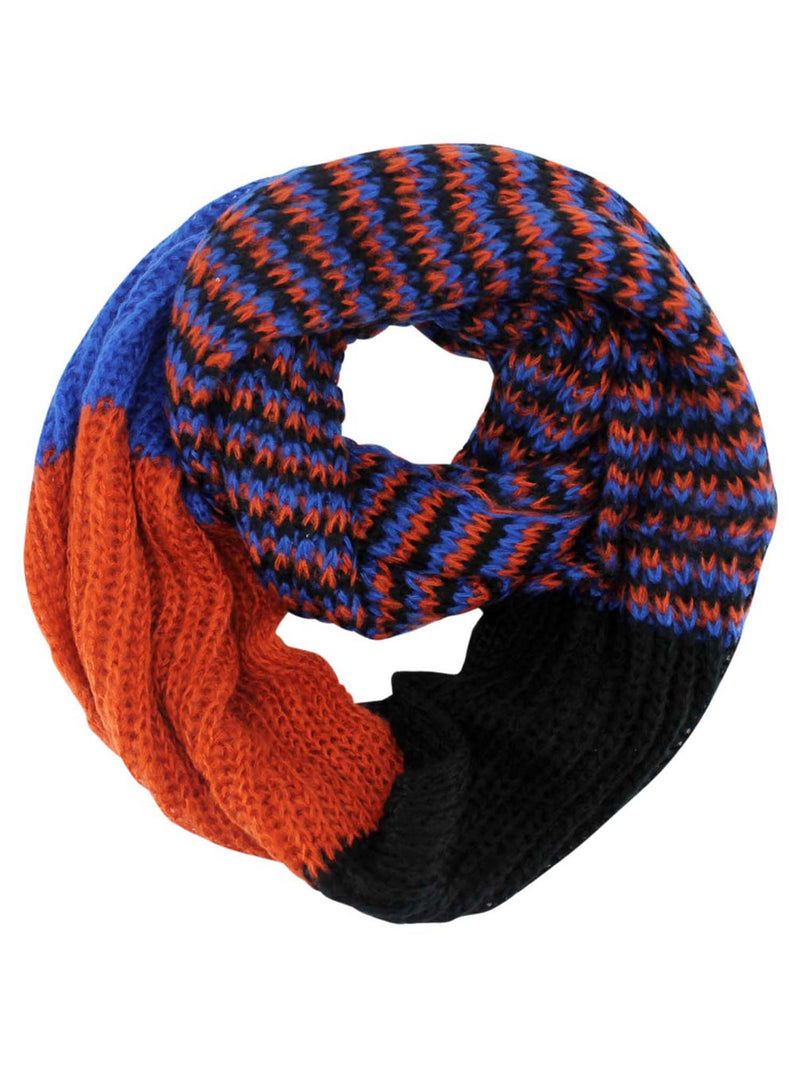 Colorful Pattern Winter Knit Unisex Infinity Scarf