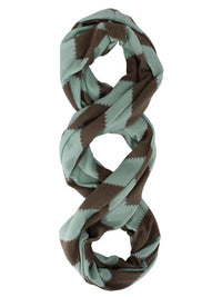 Chevron Jersey Knit Infinity Scarf