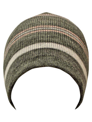 Striped Tight Fitting Beanie Hat