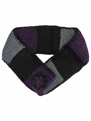 Color Block Knit Infinity Scarf