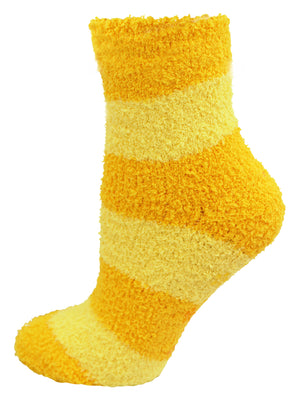 Multicolor Thick Striped 6 Pack Fuzzy Socks