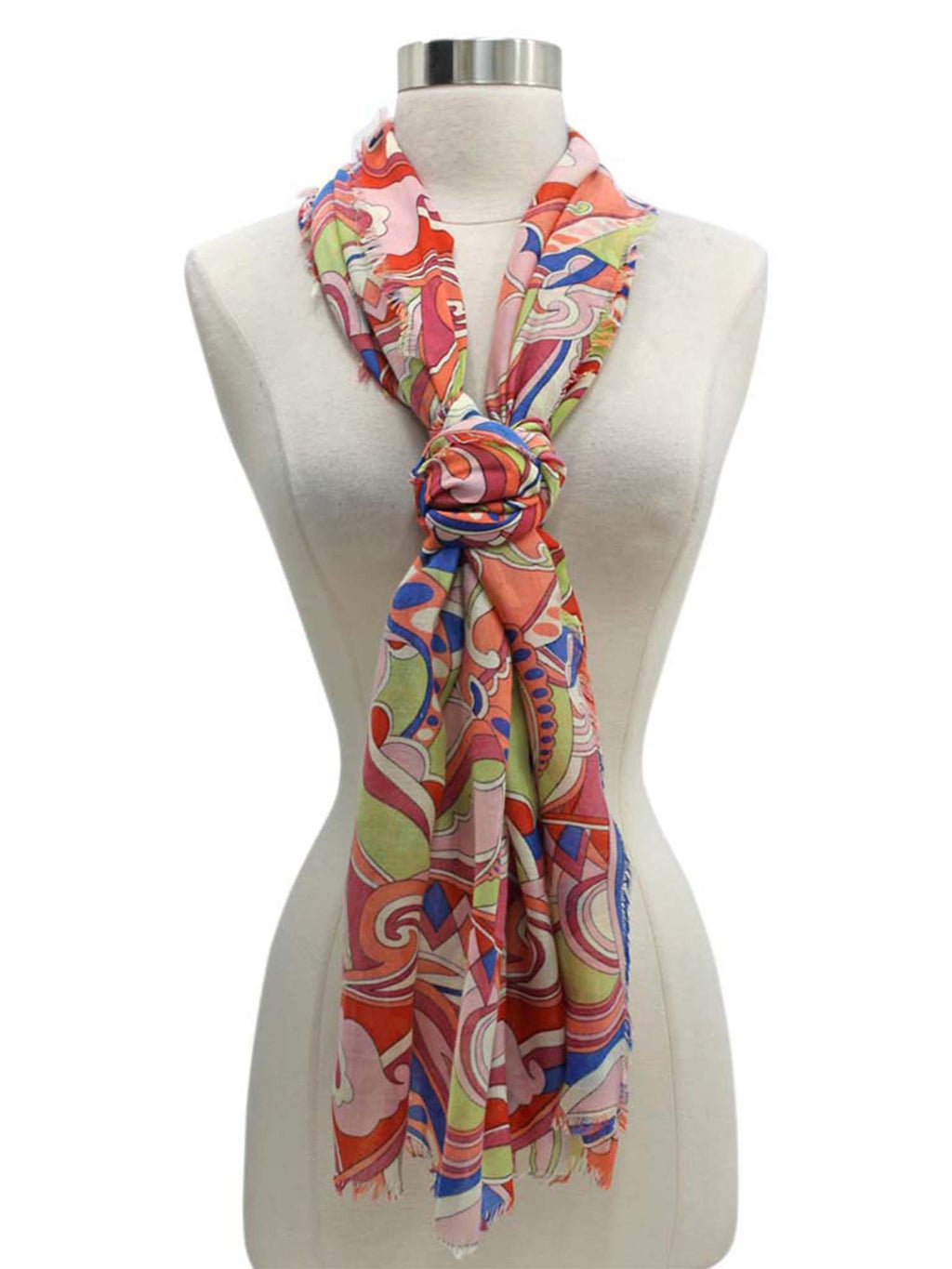 Colorful Paisley Lightweight Scarf