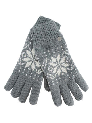 Thermal Insulated Mens Winter Print Gloves