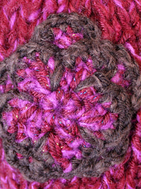 Crochet Knit Infinity Scarf