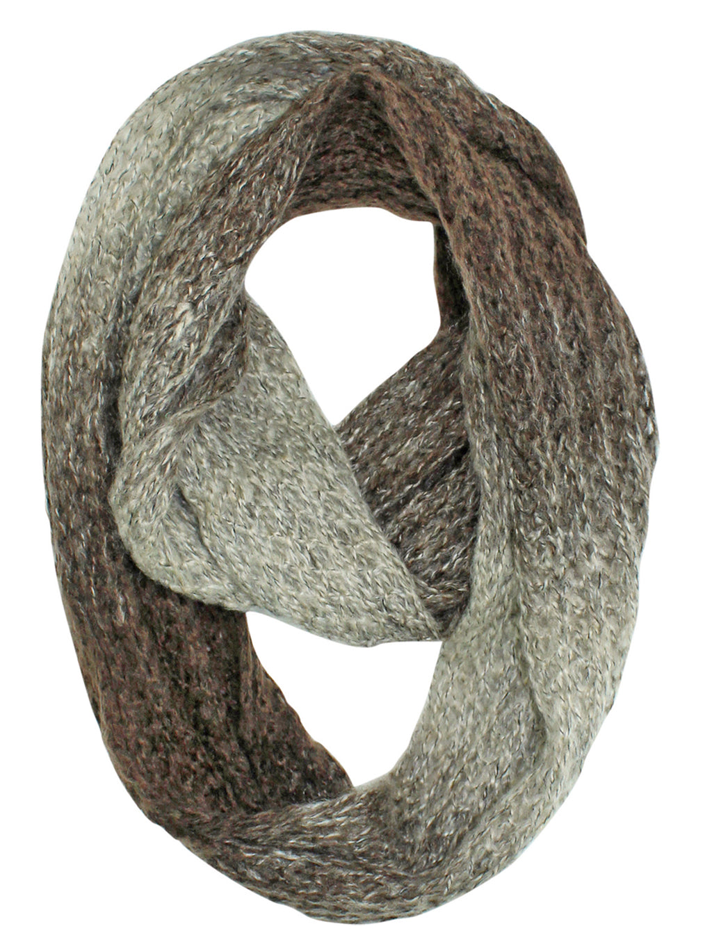 Gradient Ombre Winter Unisex Infinity Circle Scarf