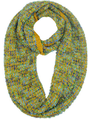 Winter Knit Multicolor Unisex Infinity Scarf