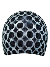 Pattern Infinity Scarf & Beanie Hat Matching Set