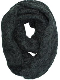 Oversize Chunky Cable Knit Unisex Infinity Scarf