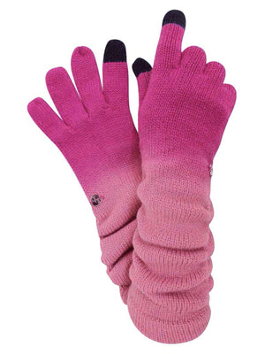 Knit Ombre Texting Gloves & Scarf Set