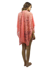 Sheer Lace Summer Shawl Cover Up Beach Wrap