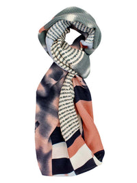 City Chic Mixed Print Infinity Loop Scarf