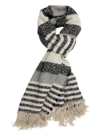 Winter Mix Knit Oblong Scarf Wrap