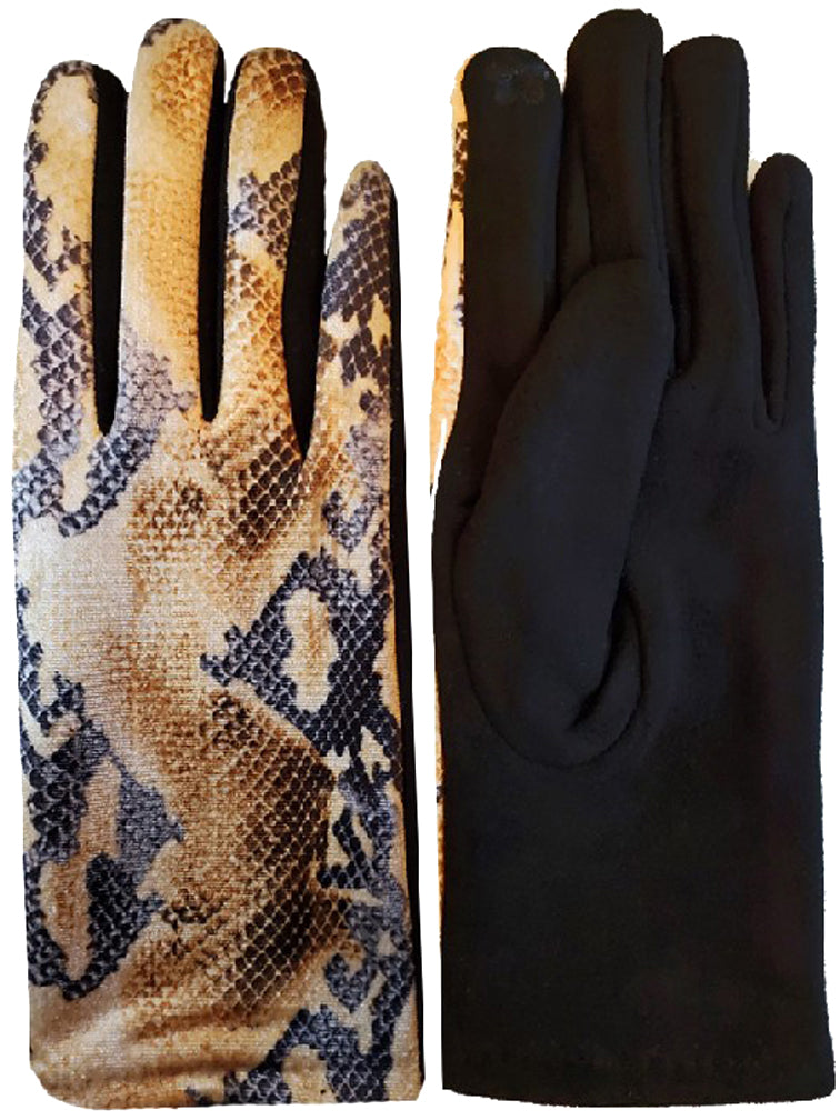 Camel Python Snake Texting Gloves