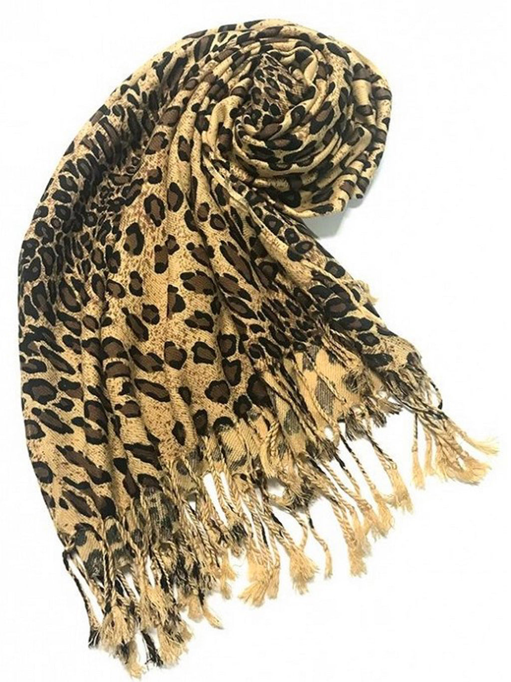 Leopard Printed Pashmina Wrap Shawl