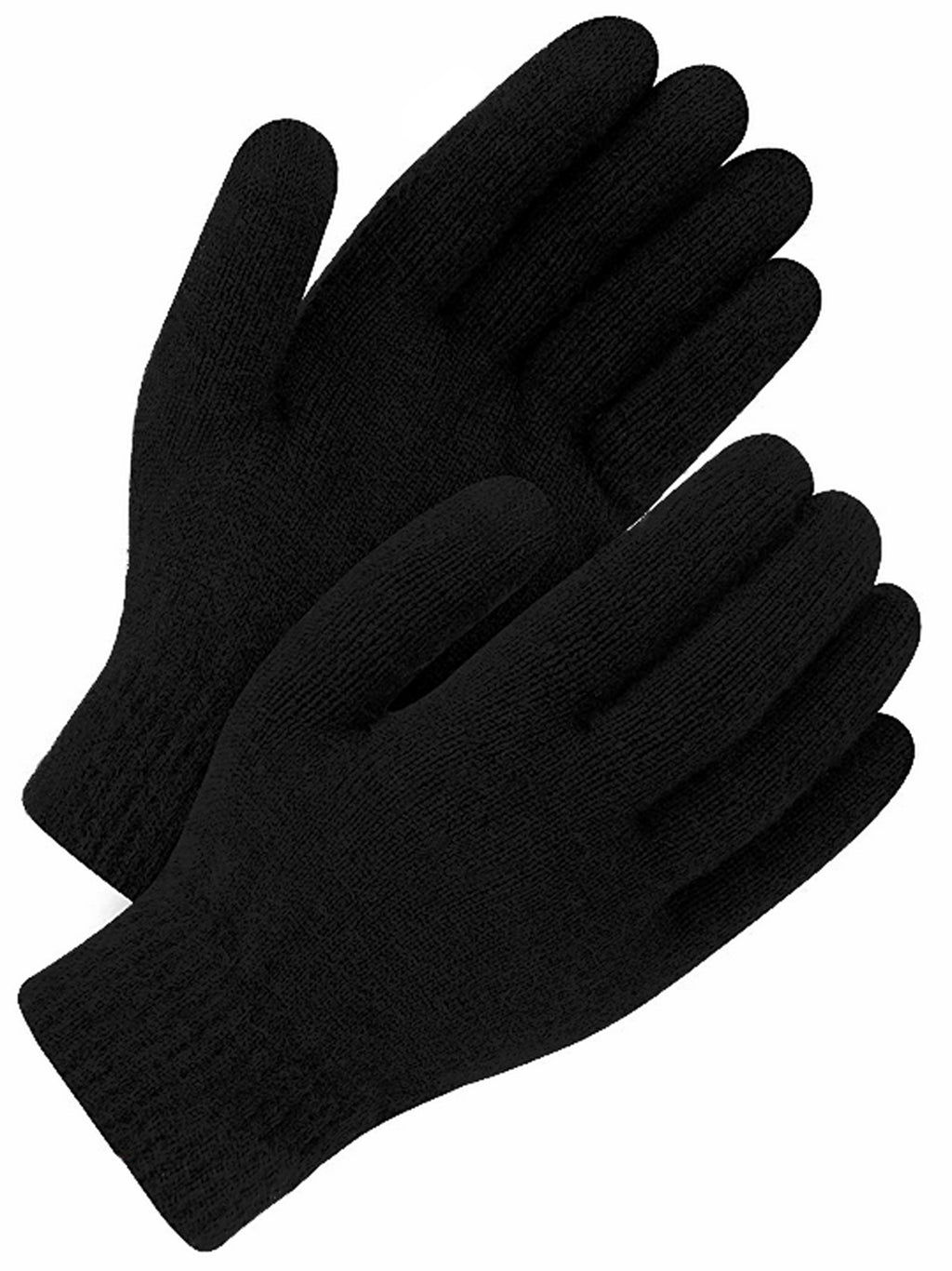 Mens Black Ultra Thermal Insulated Winter Heated Gloves