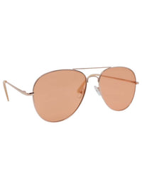Pastel Color Aviator Style Sunglasses With Case