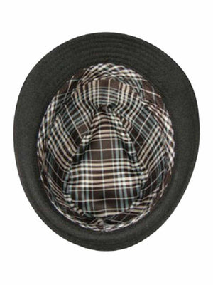 Charcoal Gray Unisex Fedora Hat
