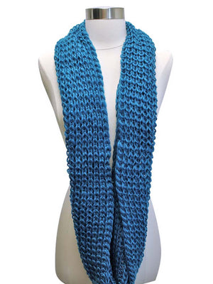 Thick Knit Weave Unisex Circle Infinity Scarf