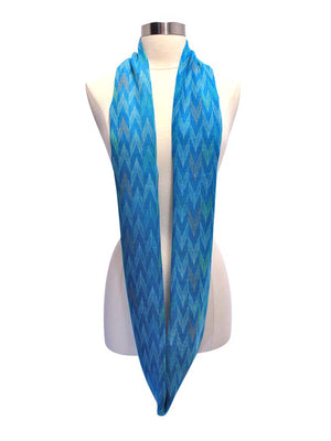 Colorful Light Zigzag Ring Infinity Scarf