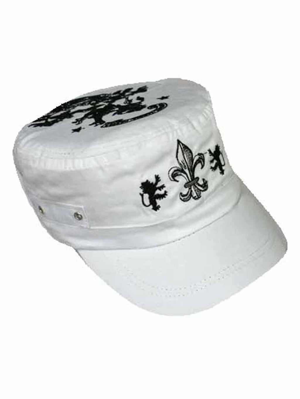 Heraldic Lion Crest Cadet Cap Hat